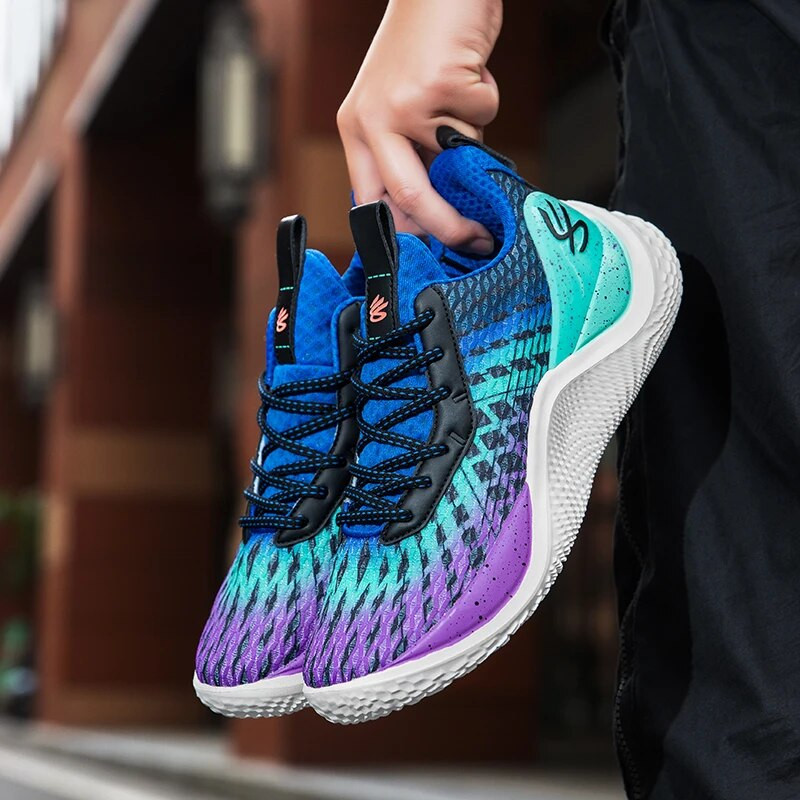 Pantofi de baschet pentru bărbați, pantofi de exterior pentru femei, pantofi de sală rezistenti la uzură, cu amortizare, pantofi de tenis respirabili, pentru bărbați