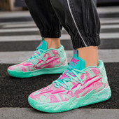 Žemi krepšinio bateliai vyriški, atsparūs dėvėjimuisi nauji jaunimo profesionalūs apsauginiai tikros kovos amortizaciniai sportiniai bateliai