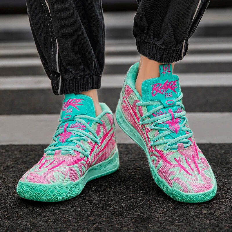 Žemi krepšinio bateliai vyriški, atsparūs dėvėjimuisi nauji jaunimo profesionalūs apsauginiai tikros kovos amortizaciniai sportiniai bateliai