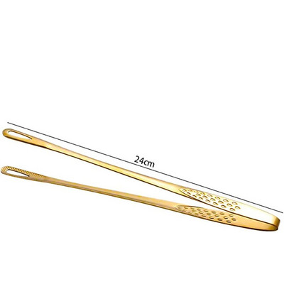 1 vnt. aukso 304 nerūdijančio plieno grotelių žnyplės kepsninės spaustukai virtuvės salotoms maisto žnyplės pincetai kepsninės kepimo spaustukas įrankis grotelių žnyplės