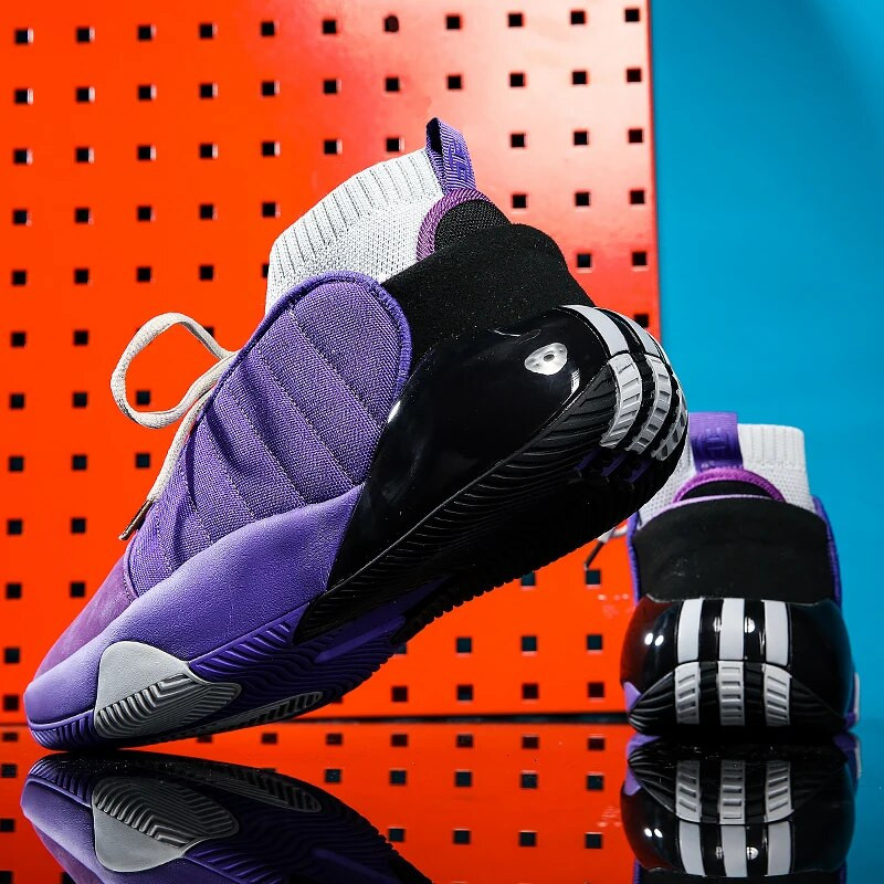 Pantofi de sport pentru bărbați, de modă, înalți, designeri de baschet, pantofi profesioniști groși, pentru bărbați, pantofi sport cu plasă respirabilă