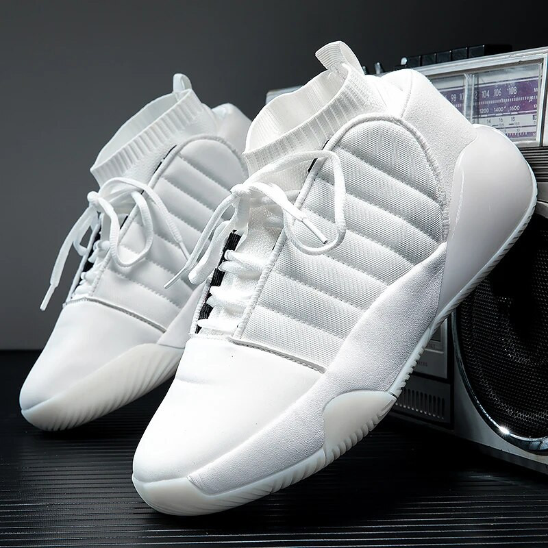 Pantofi de sport pentru bărbați, de modă, înalți, designeri de baschet, pantofi profesioniști groși, pentru bărbați, pantofi sport cu plasă respirabilă
