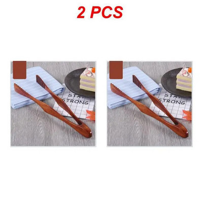 Cleste de bucătărie pentru gătit, 1/2 buc., unealtă pentru grătar, salată, friptură, pâine, clemă de prăjitură, cleme de lemn, accesorii de bucătărie pentru casă, 1/2 buc.