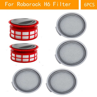 Skirta Roborock H6 H7 HEPA stulpelio filtro priedams rankinio belaidžio dulkių siurblio atsarginių dalių atsarginių dalių šlavimo dulkių maišeliai