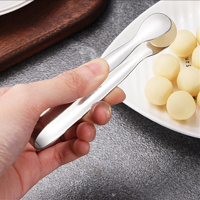 304 nerūdijančio plieno ledo segtukas neslystantis kavos cukraus kubelių gnybtas Mini maisto žnyplės sutirštintos baro rankšluosčių segtukas Virtuvės priedai