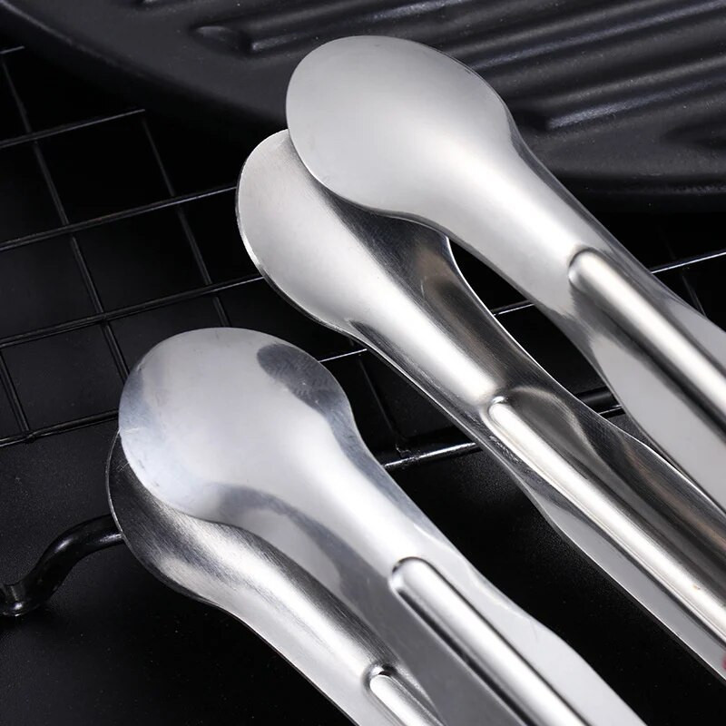 304 nerūdijančio plieno ledo segtukas neslystantis kavos cukraus kubelių gnybtas Mini maisto žnyplės sutirštintos baro rankšluosčių segtukas Virtuvės priedai