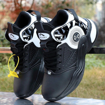 2023 Пролетни баскетболни обувки Мъжки баскетболни културни спортни обувки на открито Мъжки кожени маратонки Обувки за ходене Chaussures de Baskt