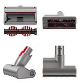 Glava četke za Dyson V6 V7 V10 V11 Mini motorizirani alat Štap Usisivač Uklanjanje grinja Usisna glava Zamjena dijelova Dodaci