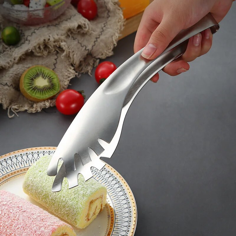 Polukružni nazubljeni zubi od nehrđajućeg čelika Hvataljke za pečenje hrane Odrezak Bife stezaljka Stezaljka za tortu Desert Kućni pribor