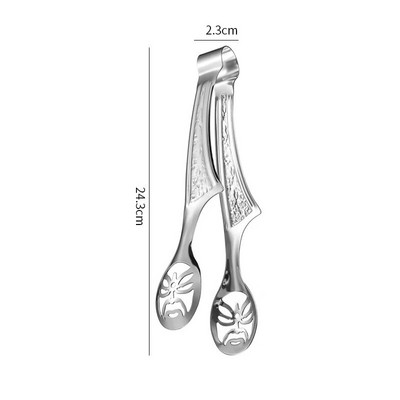 Clemă de gătit pentru friptură, grătar, din oțel inoxidabil, cu două fețe, clemă pentru friptură, ustensile de bucătărie