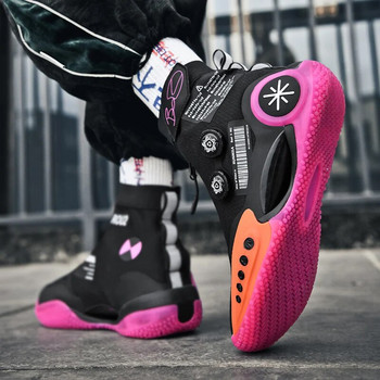 Мъжки баскетболни обувки Детски маратонки Висококачествени спортни баскетболни маратонки Спортни обувки на открито за баскетбол Безплатна доставка