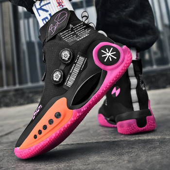 Мъжки баскетболни обувки Детски маратонки Висококачествени спортни баскетболни маратонки Спортни обувки на открито за баскетбол Безплатна доставка