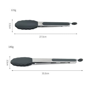 Щипка за печене на барбекю, салата, щипка за сервиране на хляб, щипка за готвене, барбекю от неръждаема стомана и кухненски инструменти