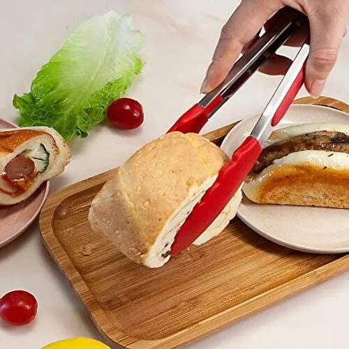 Cleste pentru grătar pentru grătar Salată pentru pâine Cles pentru gătit, grătar din oțel inoxidabil și unelte de bucătărie