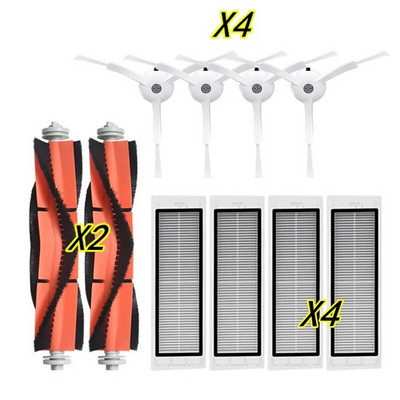 Za Xiaomi Rockrobo Vacuum V1 Dodaci za robotski usisivač Glavni valjak Bočna četka Hepa Kompleti dijelova filtera