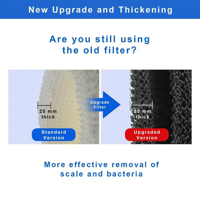 3Gb OEM Gaisa mitrinātāja filtri Daļas Filtrs baktēriju skalas Mitrinātājs Philips HU4801 HU4802 HU4803 HU4811 HU4813