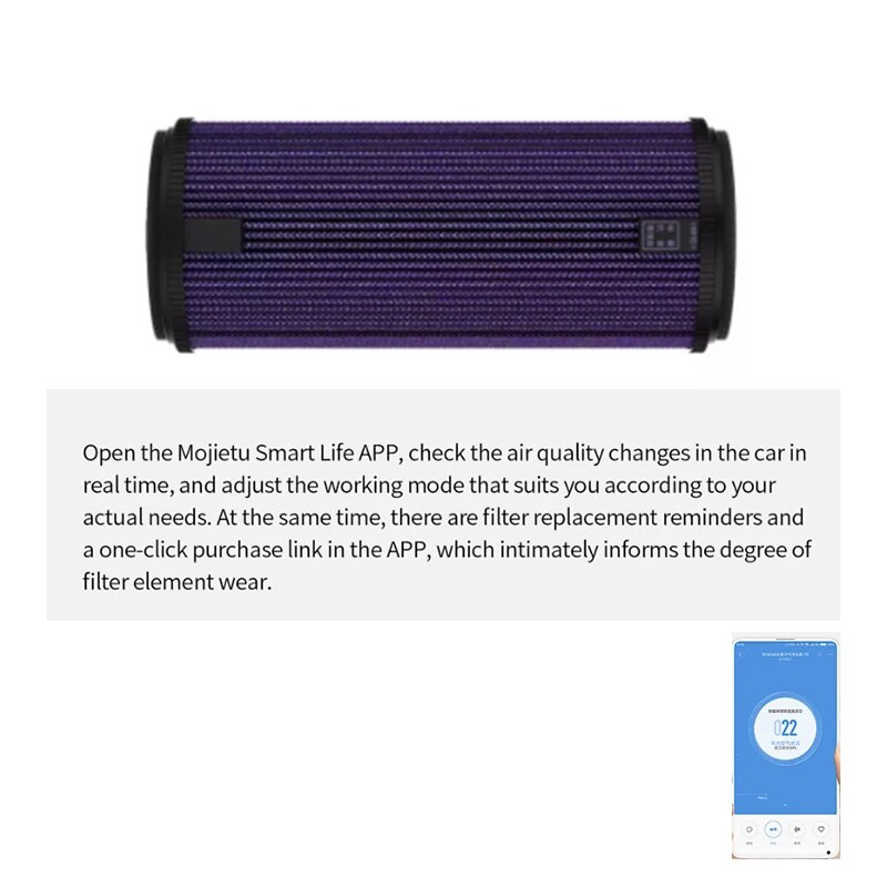 Filtri za pročišćavanje zraka za zamjenske rezervne dijelove automobila Roidmi P8S Adsorbiraju formaldehid preko PM2.5 čestica 공기청정기 필터