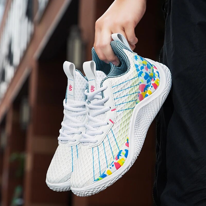 Pantofi de baschet pentru bărbați Pantofi ușori Pantofi de tenis casual respirabili Pantofi de sport confortabili pentru tineret, anti-alunecare