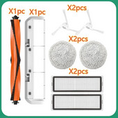 Perie principală pentru mop, perie laterală, filtru, piese de curățare a mopului pentru Xiaomi STYTJ06ZHM Accesorii pentru aspiratorul robot cu autocurățare Mijia Pro
