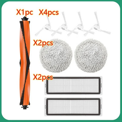 Perie principală pentru mop, perie laterală, filtru, piese de curățare a mopului pentru Xiaomi STYTJ06ZHM Accesorii pentru aspiratorul robot cu autocurățare Mijia Pro
