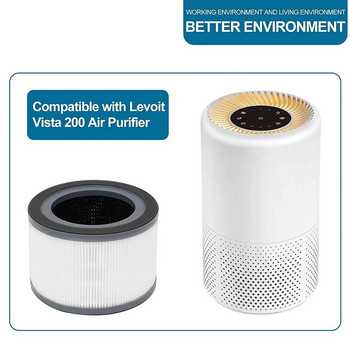 Ανταλλακτικό φίλτρο καθαριστή αέρα για αξεσουάρ Levoit Vista 200 200-RF, 3-σε-1 Premium H13 True HEPA Filters