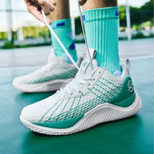 Pantofi de baschet pentru bărbați, pantofi de toamnă, care absorb șocuri, rezistenți la uzură, la modă, pantofi sport pentru toate meciurile, în aer liber, baschet de luptă reală pentru tineret