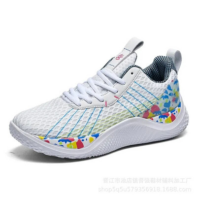 Pantofi de baschet pentru bărbați, pantofi de toamnă, care absorb șocuri, rezistenți la uzură, la modă, pantofi sport pentru toate meciurile, în aer liber, baschet de luptă reală pentru tineret