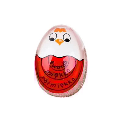 Virtų kiaušinių laikmatis Kūrybinis virtuvės laiko nustatymo artefaktas Animacinis filmas, keičiantis spalvą pyptelėjimo kiaušiniai Patvarūs plakti kiaušiniai iš širdies virtuvės įtaisai