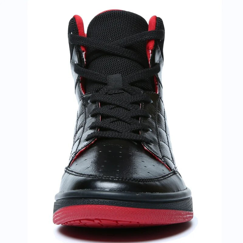 Adidași înalți din piele moale Soulsfeng, talpă din cauciuc, pantofi de baschet anti-alunecare