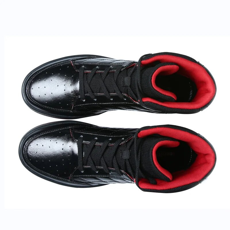 Adidași înalți din piele moale Soulsfeng, talpă din cauciuc, pantofi de baschet anti-alunecare