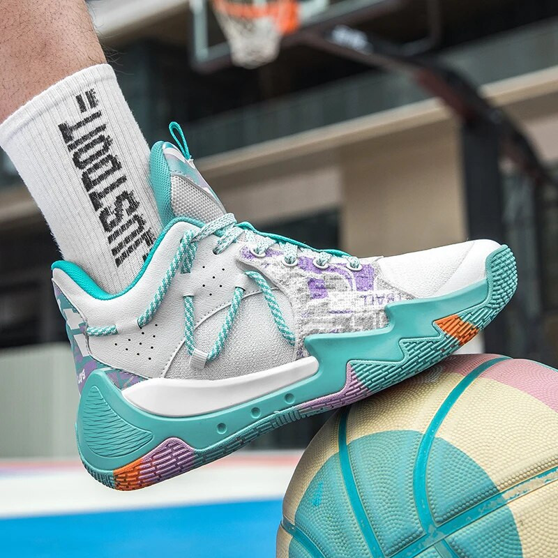Pantofi de baschet noi, bărbați, femei, pantofi de baschet, modă pentru adulți, încălțăminte sport respirabilă, comozi, anti-alunecare, pantofi atletic, adolescenți