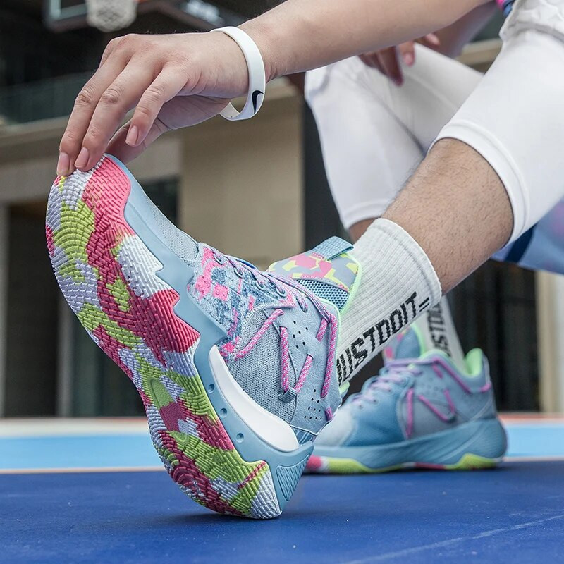 Pantofi de baschet noi, bărbați, femei, pantofi de baschet, modă pentru adulți, încălțăminte sport respirabilă, comozi, anti-alunecare, pantofi atletic, adolescenți