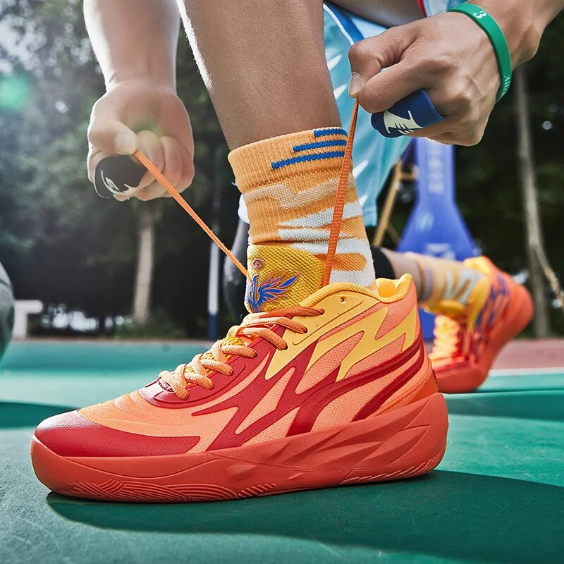 Pantofi de baschet unisex de înaltă calitate Pantofi de baschet confortabili, anti-alunecare, pentru femei, pantofi de antrenament profesional anti-șoc pentru bărbați