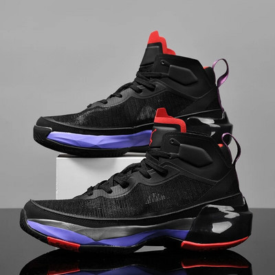 Pantofi sport super cool în aer liber, bărbați, pantofi de baschet anti-alunecare, cizme de baschet înalte pentru băiat, pantofi de gimnastică purtabili pentru bărbați