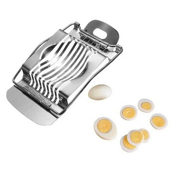 Резачка за сварени яйца от неръждаема стомана, нож за гъби, домати, мухъл, кухненска машина за изглаждане, режеща секция, кълцач