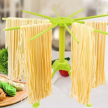 Сгъваема поставка за сушене на макаронени изделия Стойка за сушилня за спагети Държач за сушене на юфка Висяща поставка Инструменти за готвене на макаронени изделия WF