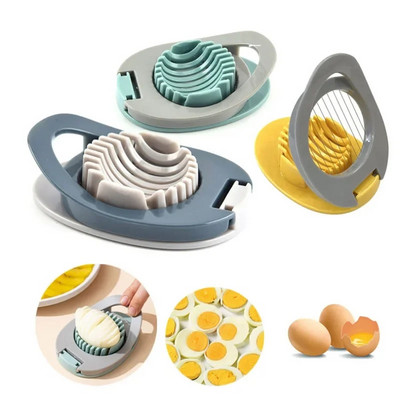 Инструмент за рязане на яйца преносим домакински яйце, патешко яйце, сирене, тофу, пъпеш и плодове, многофункционални кухненски аксесоари