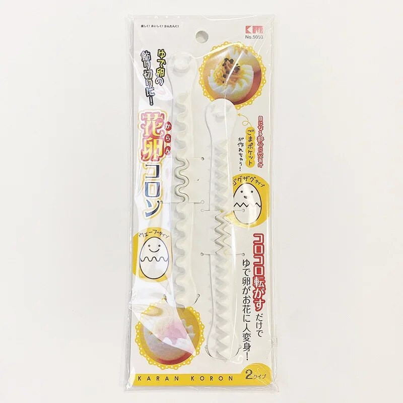 2 vnt. Atsitiktinių spalvų Įmantrių virtų kiaušinių pjaustytuvas Buitinis virti kiaušiniai Kūrybiniai įrankiai Bento skintų gėlių formuotojas