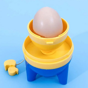Egg Scrambler Hand Egg Shaker DIY Food Mixer Manual Tool Plastic Egg Spinner Tools In Shell Food Spinner for Hard Boured Eggs