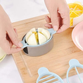 Egg Scrambler Ръчен шейкър за яйца Направи си сам Миксер за храна Ръчен инструмент Пластмасов центрофуга за яйца Инструменти В черупка Центрофуга за храна за твърдо сварени яйца