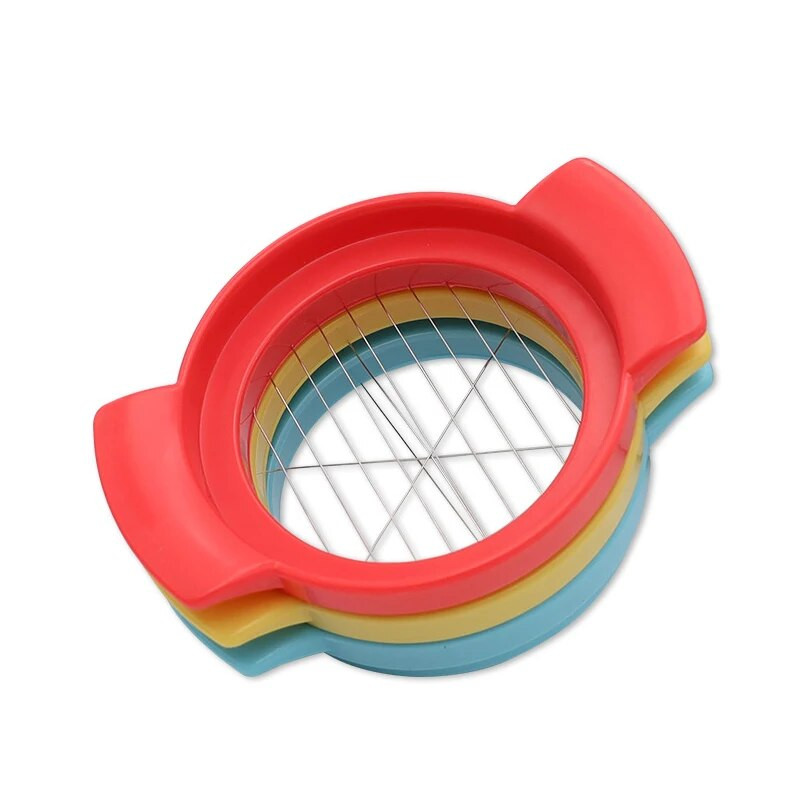 Rezač za jaja 3 u 1. Modni kalup za rezanje jaja od nehrđajućeg čelika, višenamjenski kuhinjski pribor Kuhinjski pribor za rezanje šunke