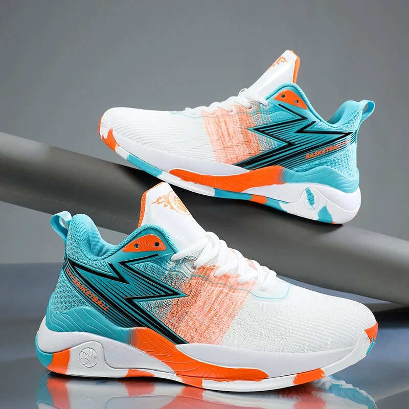 Pantofi de baschet ușori pentru bărbați, pantofi sport respirabili, pantofi de antrenament pentru bărbați, mărime mare 47 48
