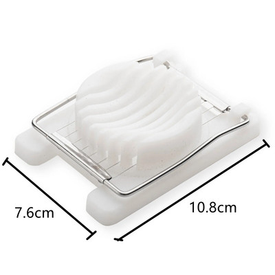 Rezač za jaja Od nehrđajućeg čelika Rezač za kuhana jaja Višenamjenski kuhinjski rezač za jaja Kalup Rezač za voće Sekcija Sjeckalica Kuhinjski gadget