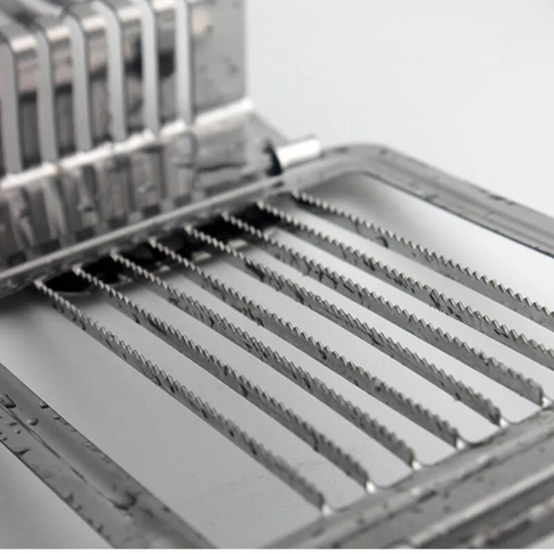 Rezač za jaja Od nehrđajućeg čelika Rezač za kuhana jaja Višenamjenski kuhinjski rezač za jaja Kalup Rezač za voće Sekcija Sjeckalica Kuhinjski gadget