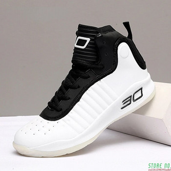2022 Висококачествени баскетболни обувки Мъжки маратонки Момчета Кошарки Зимни високи спортни обувки против плъзгане Маратонки Дамски летни