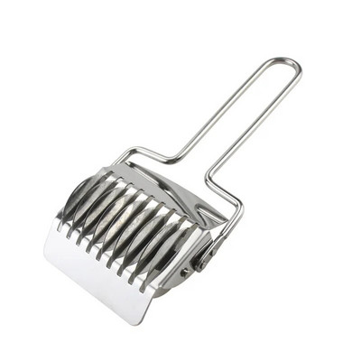 Εγχειρίδιο Noodle Cutter από ανοξείδωτο χάλυβα Noodle Peeler Multifunctional Vanilla Chive Noodles Cutter Roller Slicer Gadgets κουζίνας