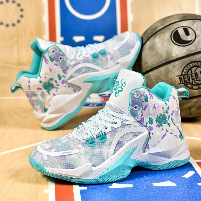 ALIUPS 35-45 Мъже Момчета Баскетболни обувки Дамски дишащи неплъзгащи се спортни обувки Спортни маратонки Момичета