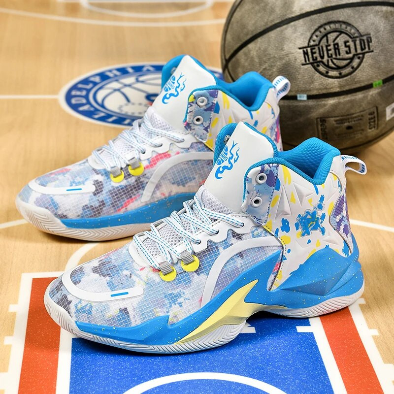 ALIUPS 35-45 Мъже Момчета Баскетболни обувки Дамски дишащи неплъзгащи се спортни обувки Спортни маратонки Момичета