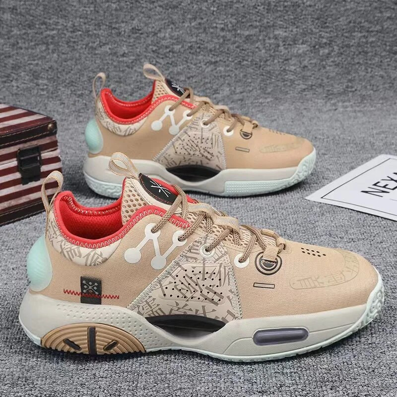 Pantofi de baschet pentru bărbați TopFight 2024 Cotton Candy Pantofi de baschet Air Shock pentru exterior Pantofi ușori Mărimea 36-45 Cizme ușoare respirabile