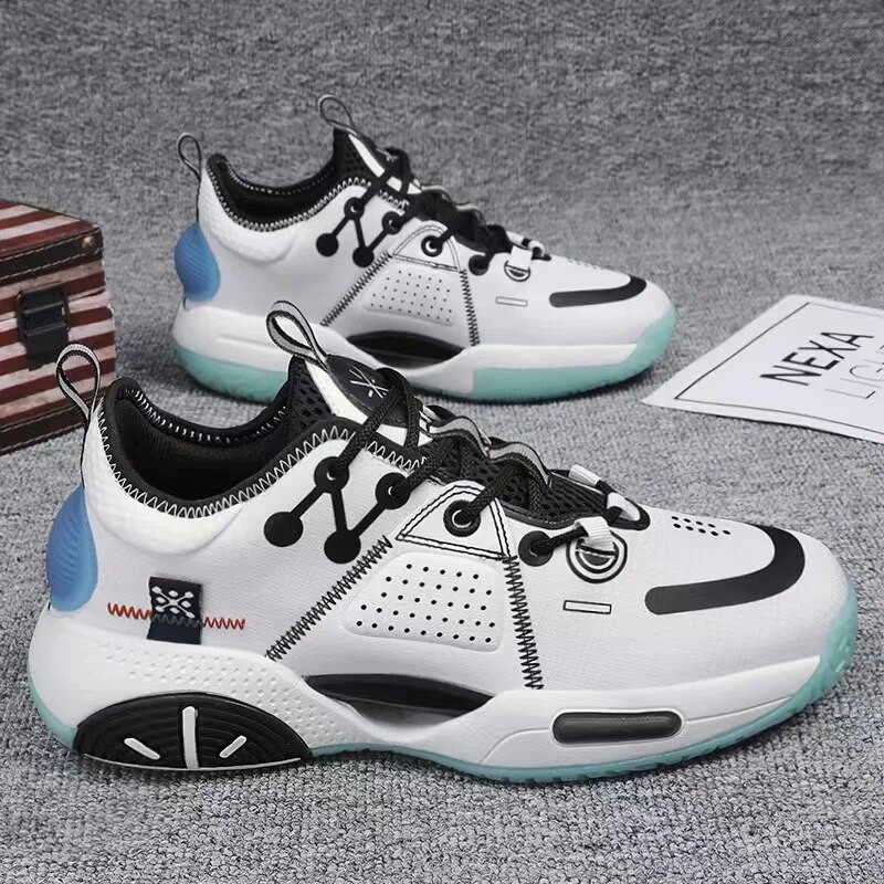 Pantofi de baschet pentru bărbați TopFight 2024 Cotton Candy Pantofi de baschet Air Shock pentru exterior Pantofi ușori Mărimea 36-45 Cizme ușoare respirabile
